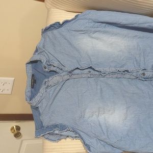 Sleeveless Jean Shirt